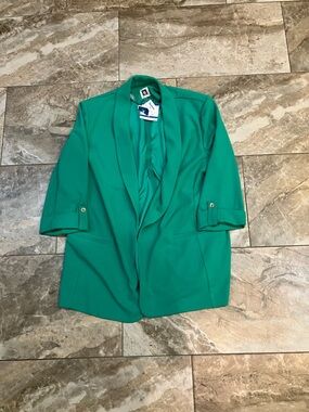 Ann Klein NWT Green Blazer